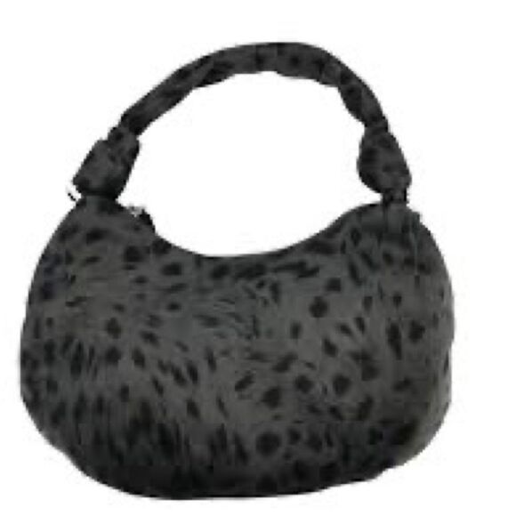 NWT INC International Concepts Olivya Mini Hobo Nylon Charcoal - Picture 1 of 6